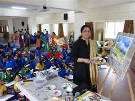Khula Aasmaan workshop by Chitra Vaidya at NEMS (New English Medium School), Pune - 12