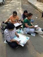 Outdoor Workshop at Ismile Yusuf College, Jogesgwari, Mumbai - 6