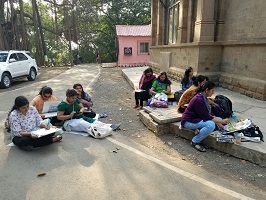 Outdoor Workshop at Ismile Yusuf College, Jogesgwari, Mumbai - 7