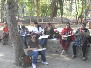 Outdoor Sketching and Painting Workshop at Borivali National Park, Mumbai