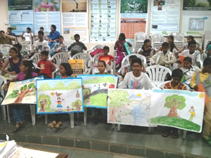 As a Judge at 'Earth Day Painting Competition', BNHS - 2014