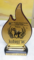 As a Judge at Art Competition - Kshitij Festival, SVKM's Mithibai College, Mumbai - 9	