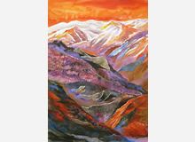 Call of the Himalayas - 2, Painting by Chitra Vaidya