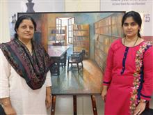 Exhibition of Paintings by Chitra Vaidya at IndusInd Bank, Prabhadevi, Mumbai - 3
