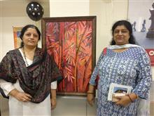 Exhibition of Paintings by Chitra Vaidya at IndusInd Bank, Prabhadevi, Mumbai - 4