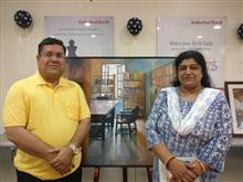 Exhibition of Paintings by Chitra Vaidya at IndusInd Bank, Prabhadevi, Mumbai - 5